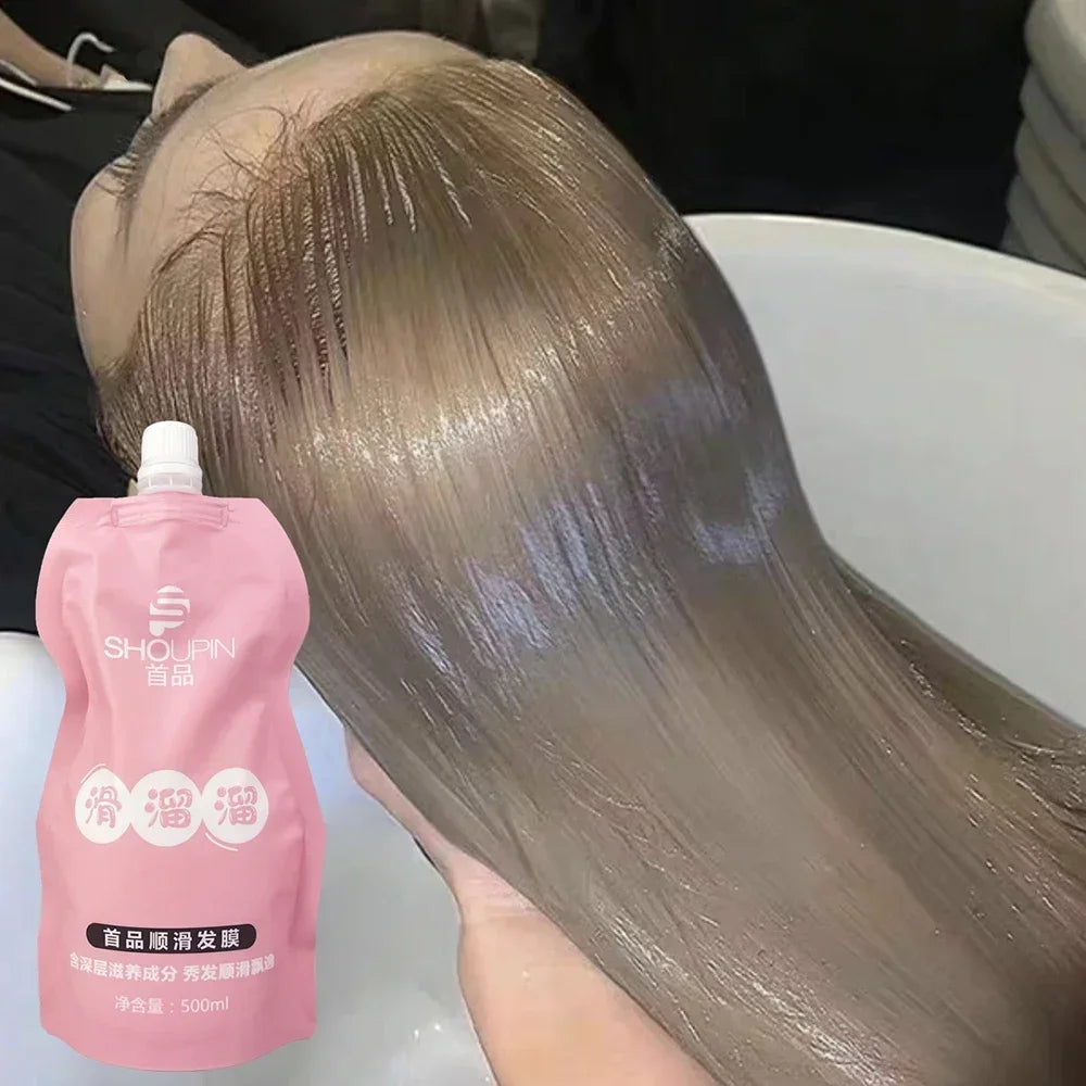30/500ml masque capillaire à la kératine 5 secondes réparer les dommages masque capillaire crépus dommages masque capillaire traitement cuir chevelu cheveux brillant soins des cheveux