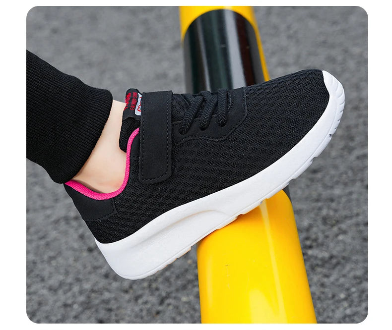 Baskets légères à semelles souples pour enfants, chaussures de sport, de course, de marche, de Tennis, en maille, pour garçons et filles