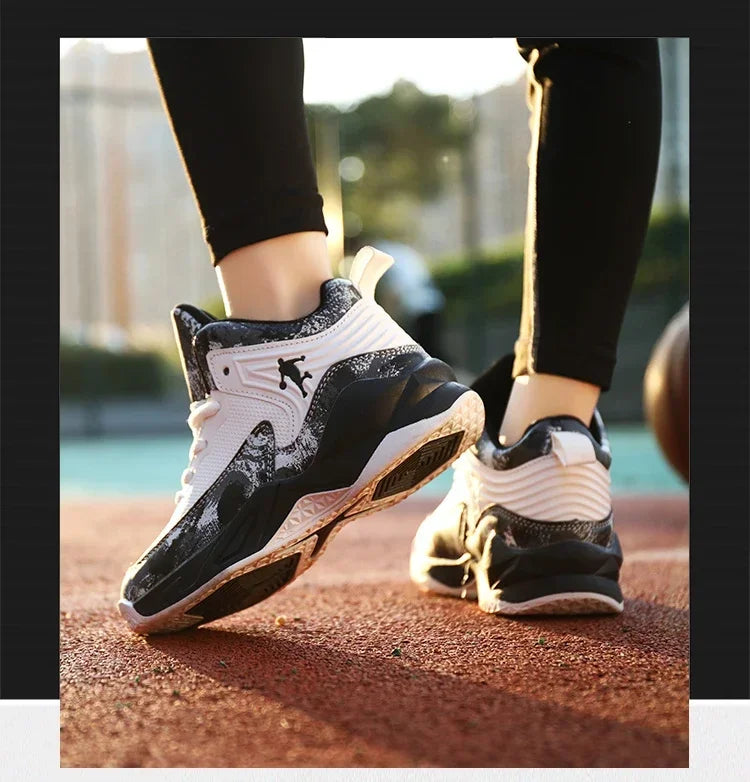 2025 chaussures de Basket-ball pour enfants baskets nouveaux garçons marque semelle épaisse antidérapant enfants chaussures de sport enfant garçon Basket formateur chaussures