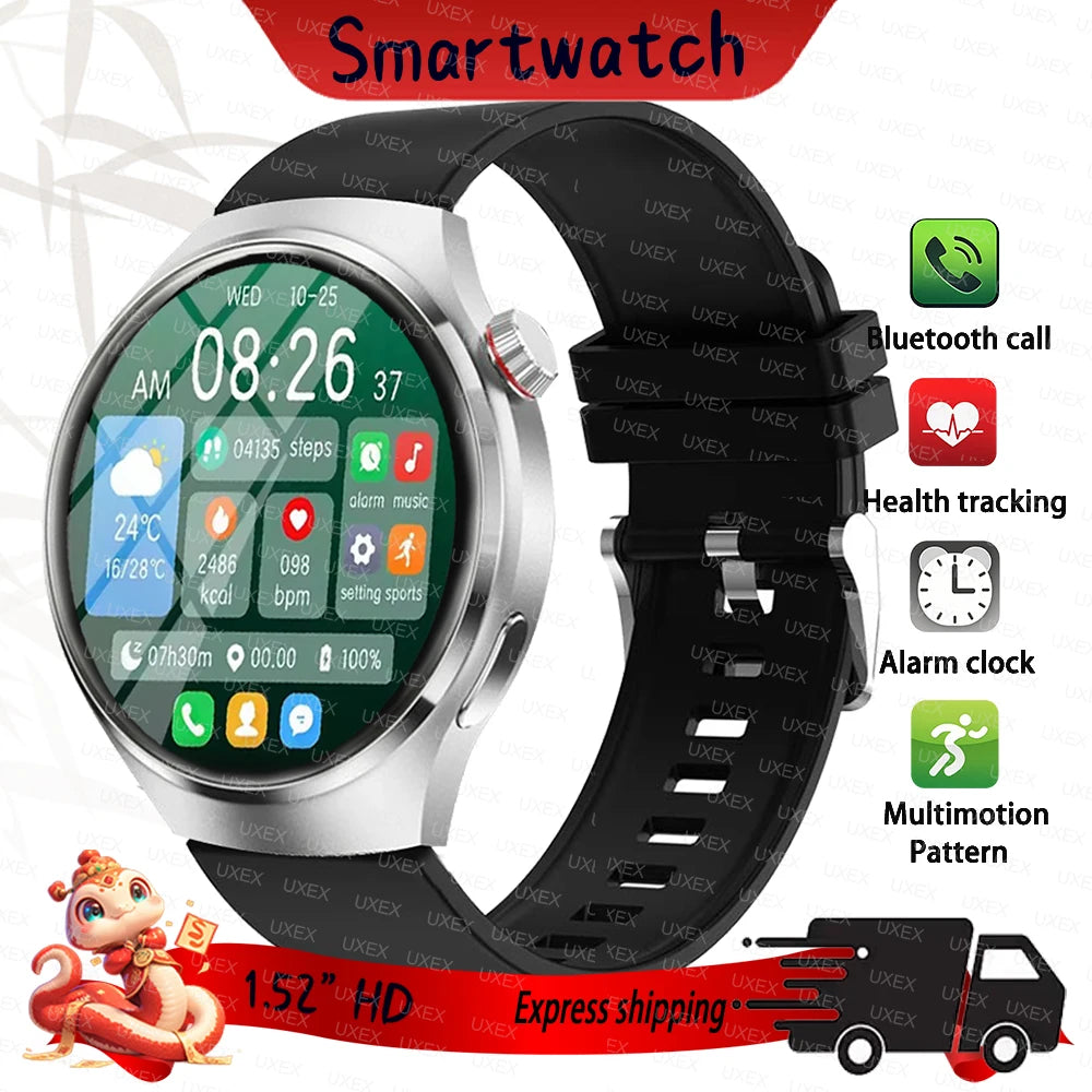 2025 montre Smartwatch Wemon 1.52 "HD Bluetooth appel offres aujourd'hui cadeau pour hommes suivi de santé montres Smart Hombre affaires nouveau