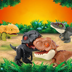 Jouets de dinosaure à doigt pour enfants, Mini modèle d'animaux de tyrannosaure créatifs et amusants, jouet d'interaction pour enfants, cadeaux