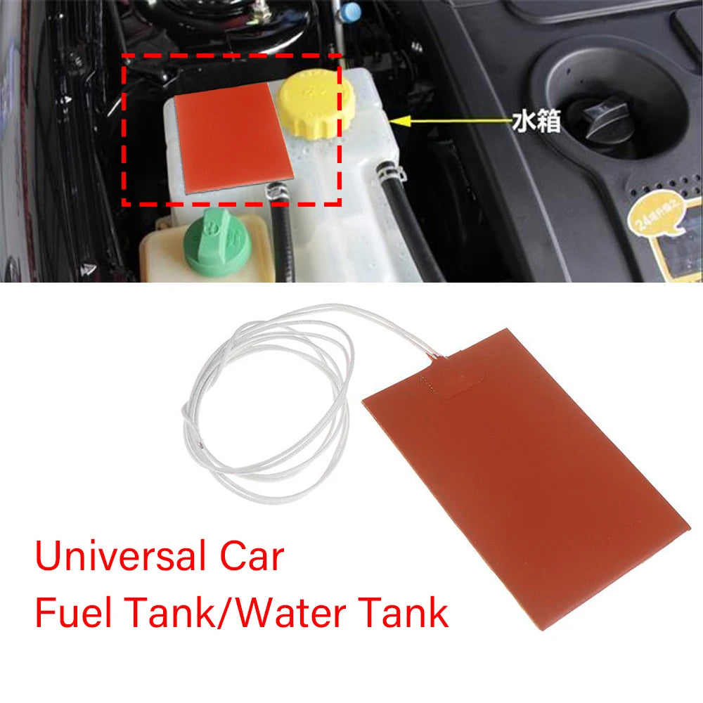 Premium silicone rubber heating pad plate kit, waterproof insulation panel, engine oil pan, metropolitan plate kits for cars, SUVs, and trucks, 220V, 300W