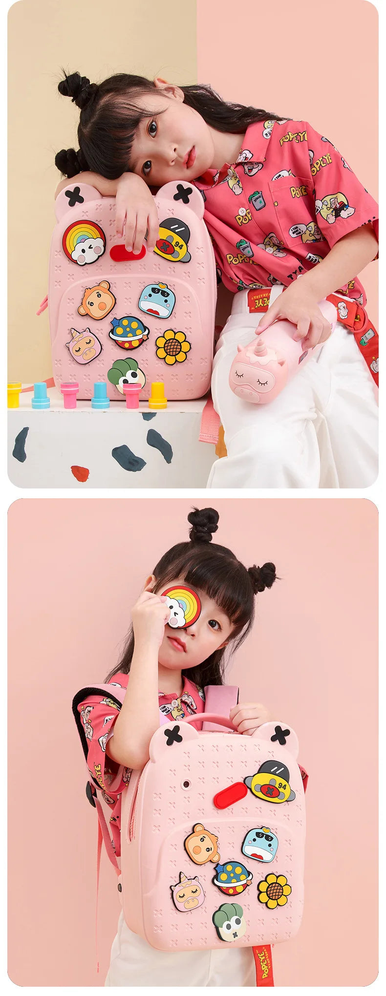 Sac à dos d'école étanche pour fille et garçon, à motif de dessin animé, à la mode, pour la maternelle, Kawaii, cadeau