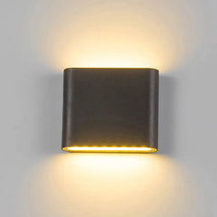6W 12W mur LED lampe extérieure étanche éclairage de jardin en aluminium AC86-265V intérieur chambre salon escaliers applique murale
