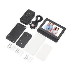 Ensemble de caméra de sonnette vidéo sans fil, caméra de sécurité intelligente avec Vision nocturne, WiFi 2.4G, HD, détection de mouvement, stockage en nuage
