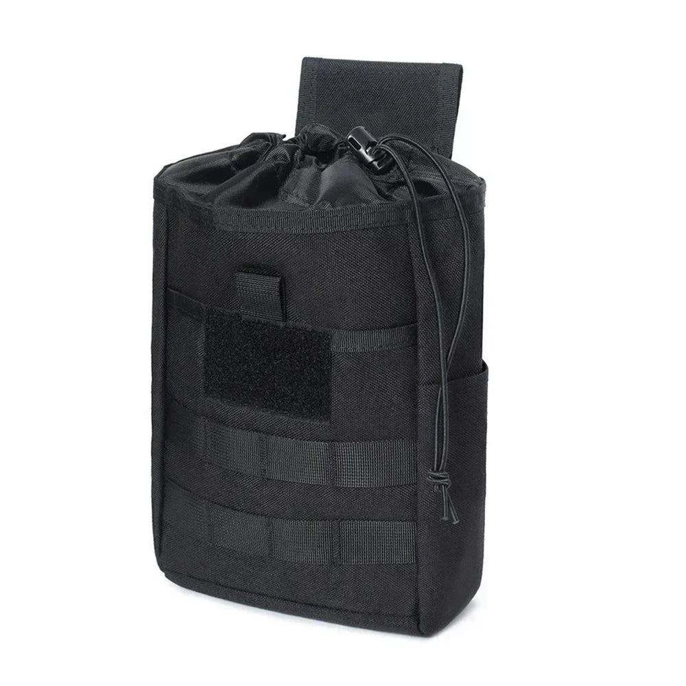 Pochette de décharge pliable Molle, sac de taille de recyclage, sacs utilitaires de chasse pour Sport de plein air, accessoire d'outil EDC, sac de récupération pliable