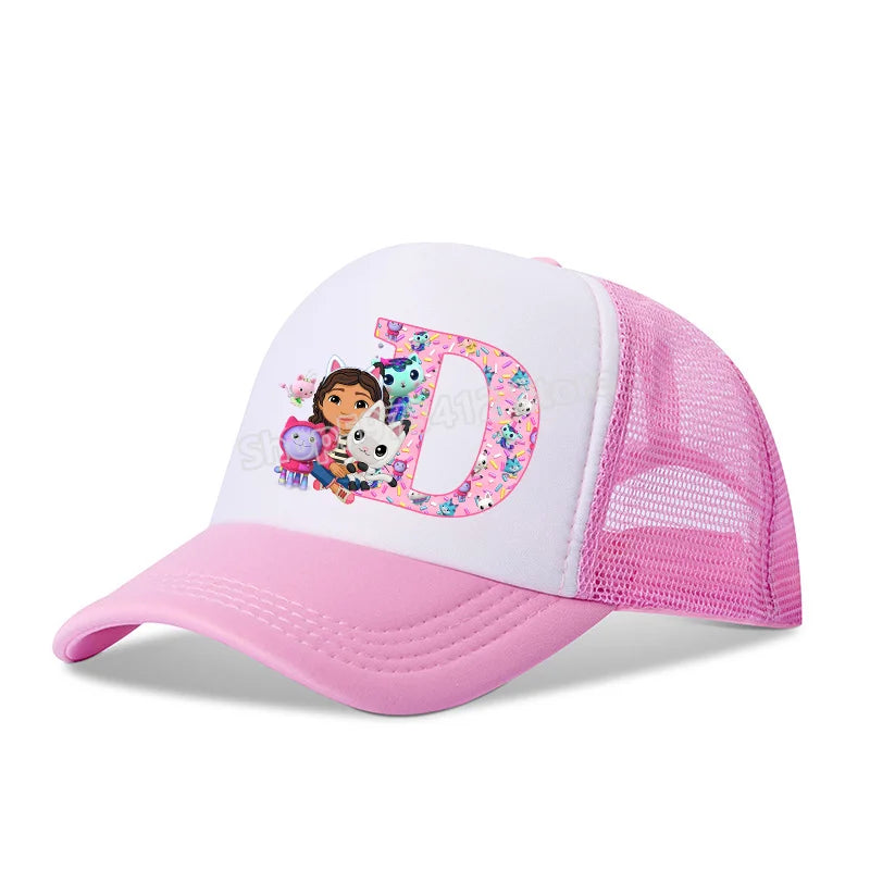 Gabby Dollhouses enfants casquettes de Baseball dessin animé Anime chapeau décontracté Sports de plein air chapeau de soleil réglable casquette à visière fille mignon cadeau d'anniversaire