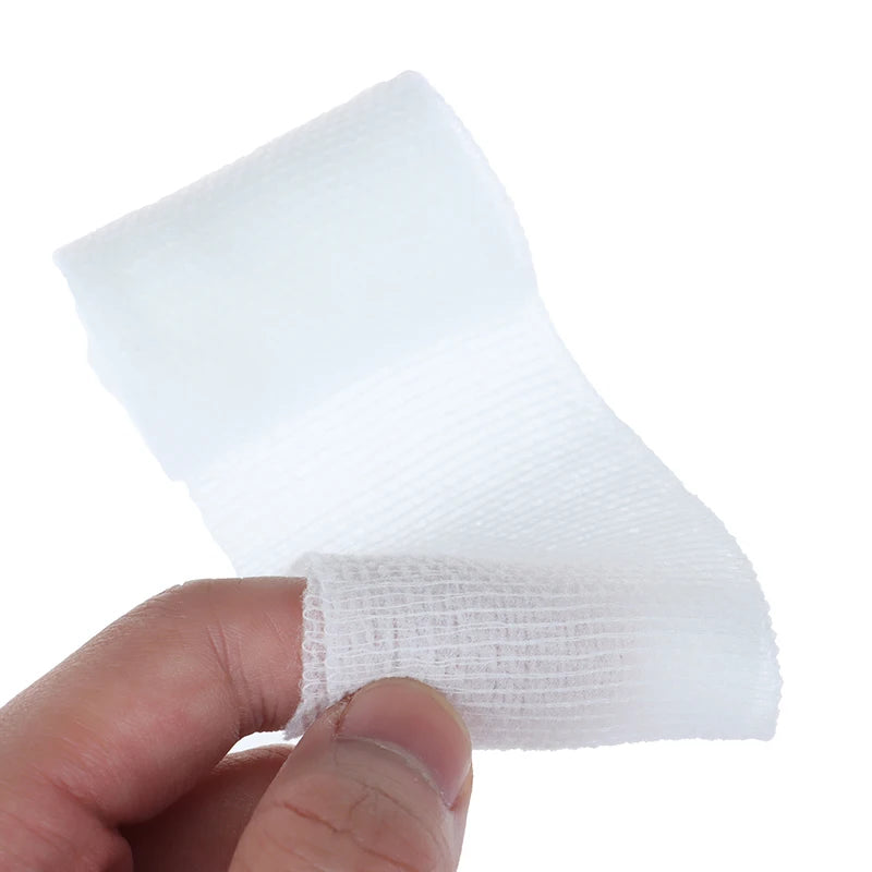 10 rouleaux/lot 5cm x 4.5m PBT pansement élastique trousse de premiers soins rouleau de gaze pansement