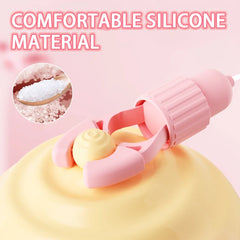Stimulateur de mamelon sensible avec vibration – Appareil de plaisir à double action pour le bien-être et le massage intimes des femmes