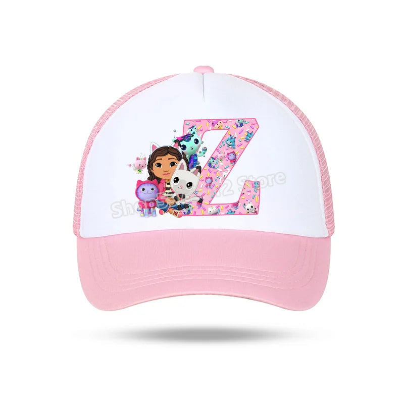 Gabby Dollhouses enfants casquettes de Baseball dessin animé Anime chapeau décontracté Sports de plein air chapeau de soleil réglable casquette à visière fille mignon cadeau d'anniversaire