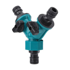 Séparateur de tuyau d'arrosage, connecteur de tuyau d'arrosage avec robinet, arrêt pour l'aménagement paysager, plantation de fleurs, Irrigation