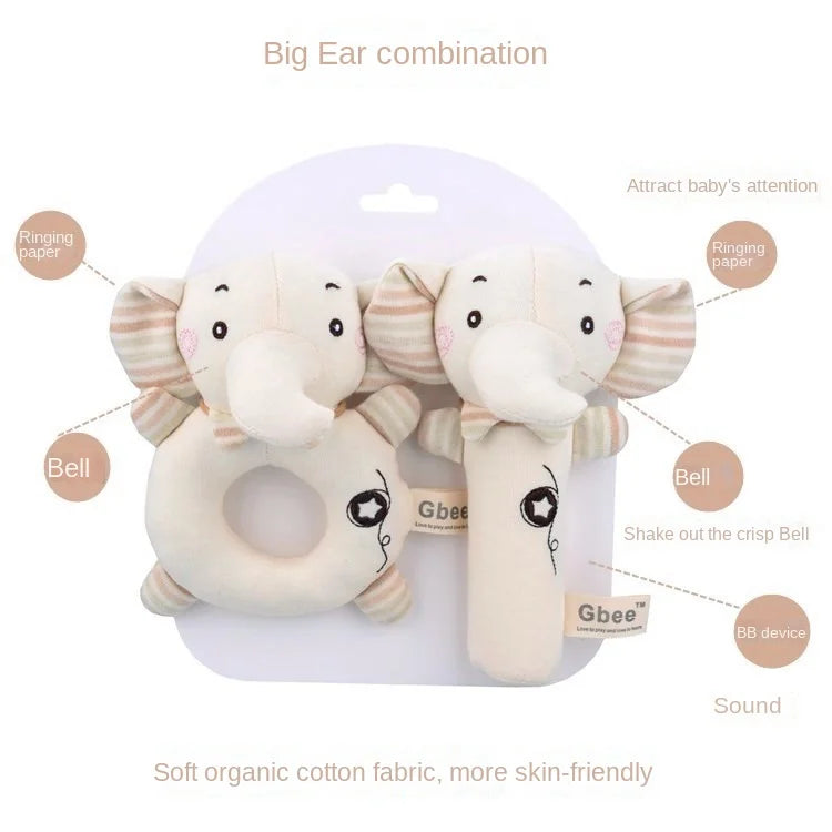 Hochets pour bébé doux dessin animé mignon en peluche animaux hochets jouets enfant clochettes éducatives doux enfant en bas âge bébé confort jouets игрушки для