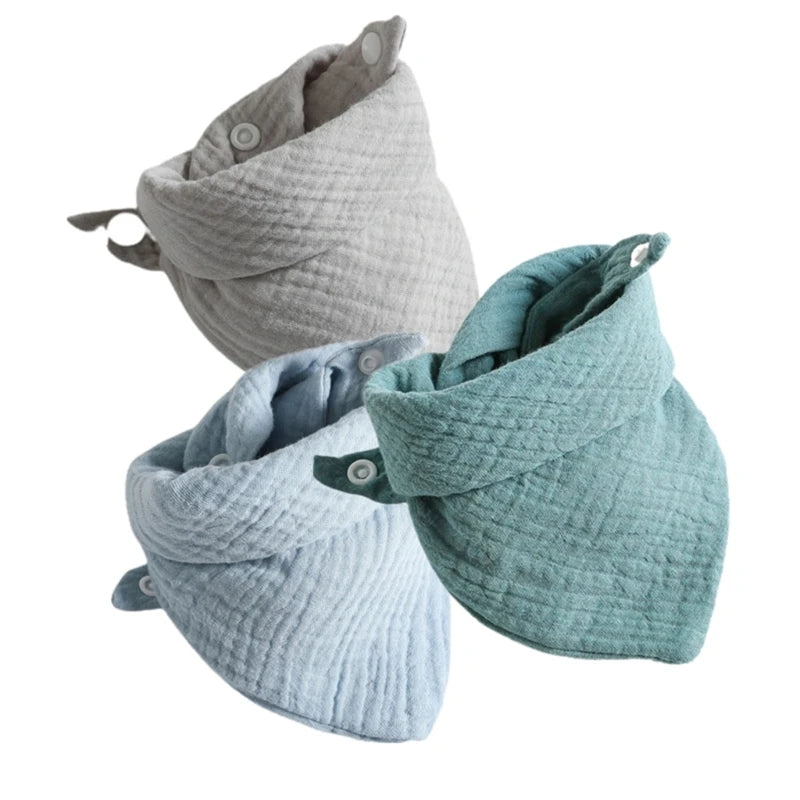 Bavoirs Bandana pour bébé, bavoirs bave pour garçons filles, bavoirs dentition unisexes, confortables absorbants, pour