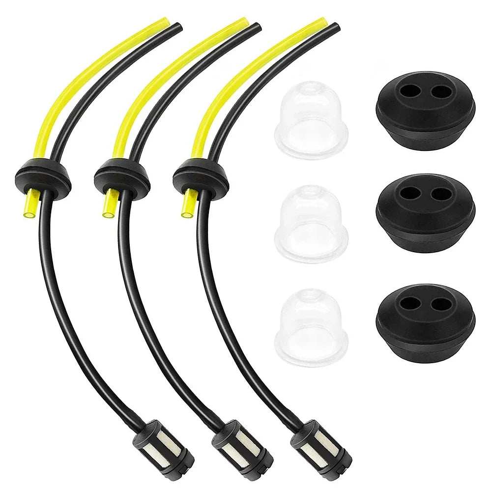 Kit universel de filtre de conduite de carburant pour coupe gazon, 3 ensembles, pour débroussailleuse,tondeuse à gazon,apprêturs