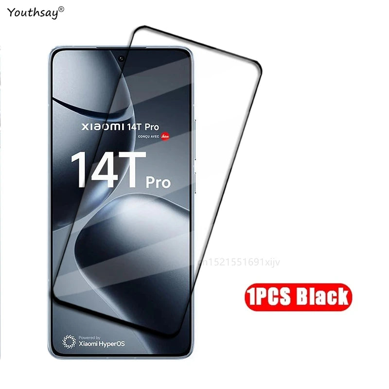 4-pack tempered glass screen protector for Xiaomi 14T Pro, HD screen protector for Xiaomi 14T, protective phone film for Xiaomi 14T