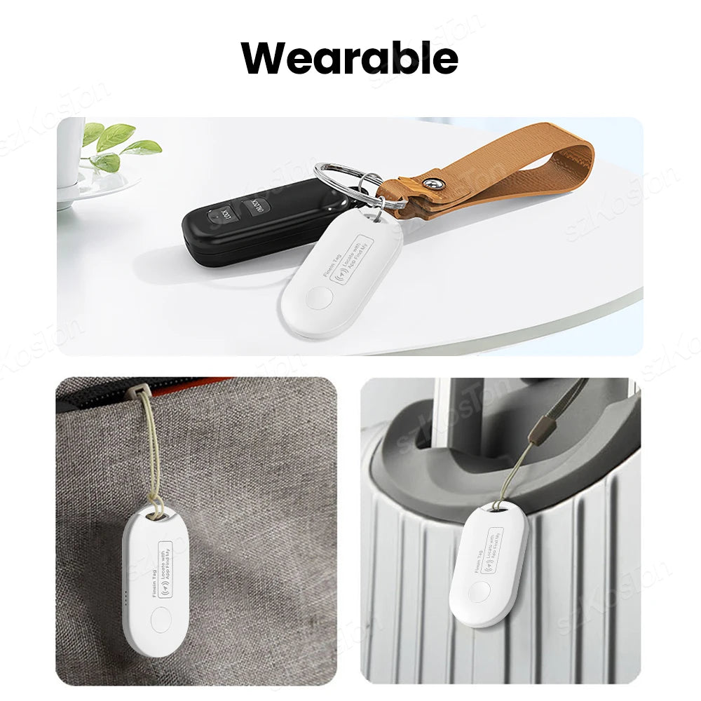 Localisateur Global d'étiquette intelligente, Mini traceur GPS, fonctionne avec iOS, trouver mon application, localisateur Anti-perte pour clés, portefeuille, bagages de voiture