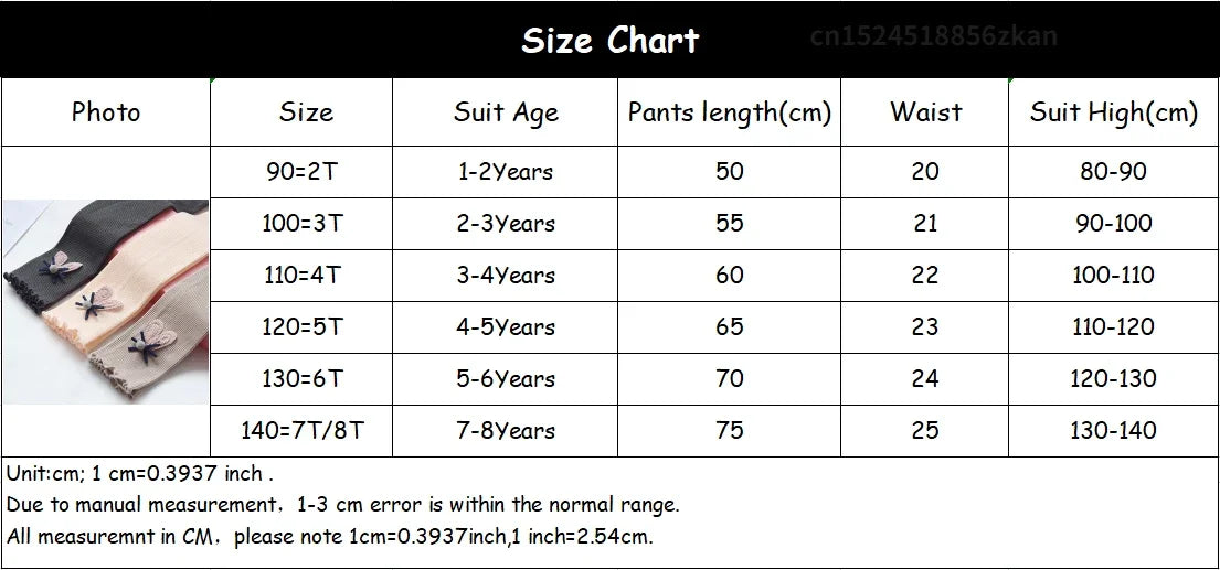 Girls' cotton leggings with elastic waistband, cute pants for babies and children, autumn and spring collection
