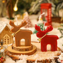 Christmas candles, scented deer candles, home decoration, scented candles, Merry Christmas, giving a festive gift for the home, New Year's