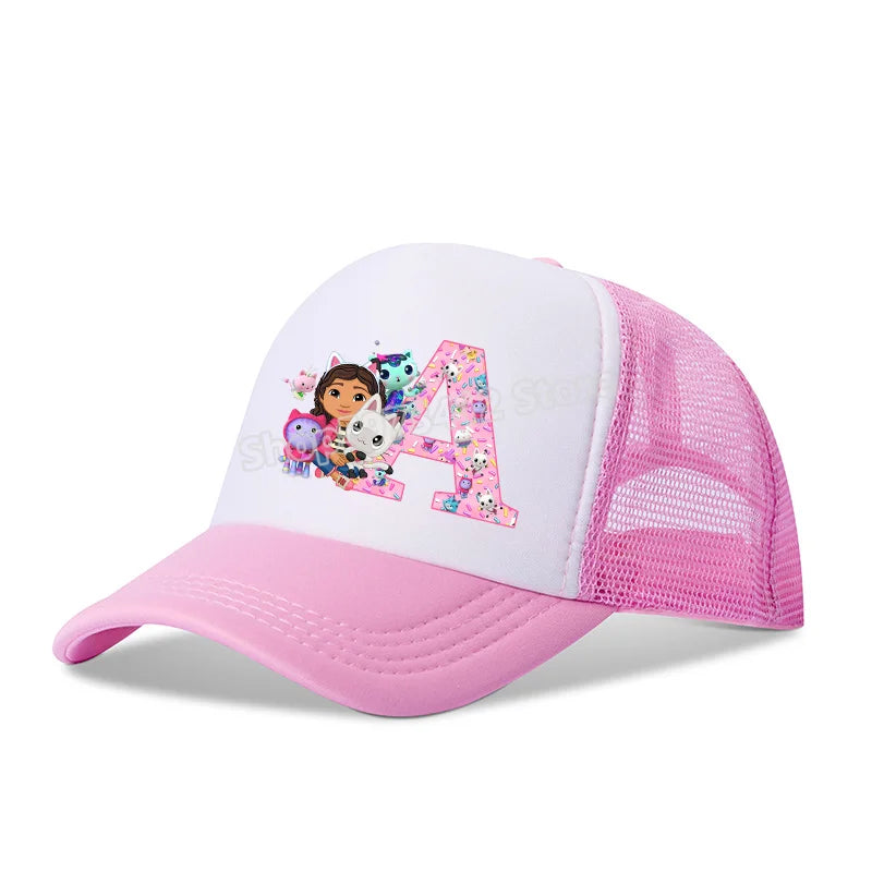 Gabby Dollhouses enfants casquettes de Baseball dessin animé Anime chapeau décontracté Sports de plein air chapeau de soleil réglable casquette à visière fille mignon cadeau d'anniversaire