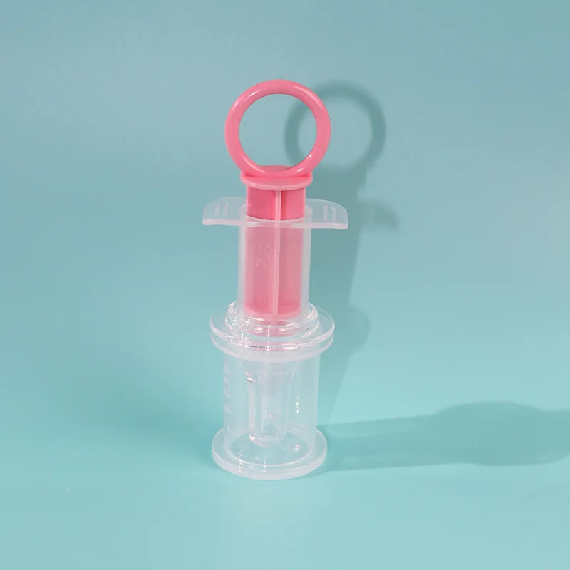Mangeoire à sucette pour bébé, distributeur de médicaments liquides pour bébé, mangeoire à aiguilles en Silicone Anti-étouffement, mangeoire à eau, avec tasse de mesure de 20ml
