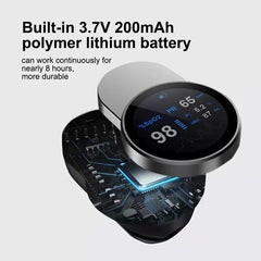 Oxymètres numériques spo2 à transmission sans fil Bluetooth, Clip de doigt, oxymetro rechargeable, usb, oxymètre de pouls Bluetooth