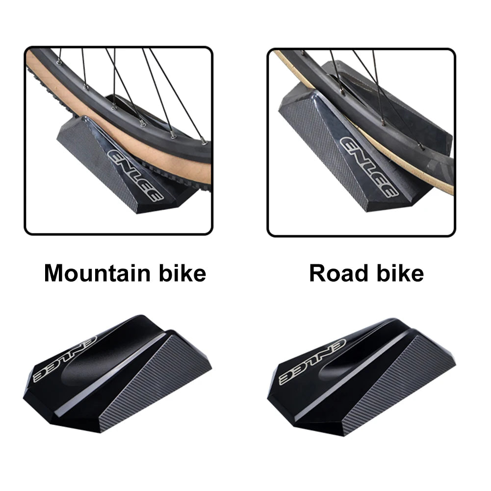 Bicycle front wheel riser for nighttime training, night bike stand, bike stabilizer, bike trainer