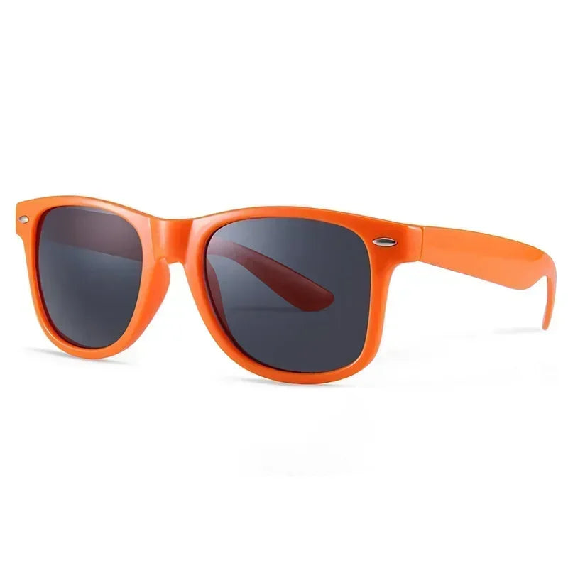 12 couleurs à la mode nouveaux enfants lunettes de soleil mode carré lunettes d'extérieur nuances pour enfants garçons filles UV Preotection lunettes de soleil