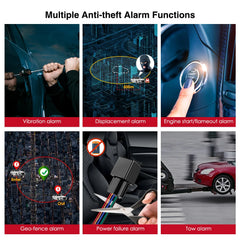 Localisateur d'huile de coupe de moto électrique, relais GPS 4G, pour voiture, camion, ACC remorqué, appel, alarme, système de suivi de Protection de sécurité