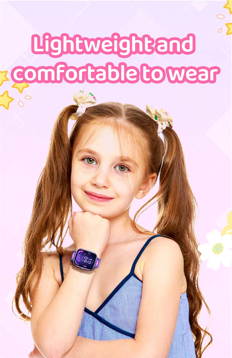 Nouveaux enfants montre intelligente enfant HD écran tactile jeux Smartwatch musique montre garçon fille cadeau enfants Smartwatch pour IOS Android