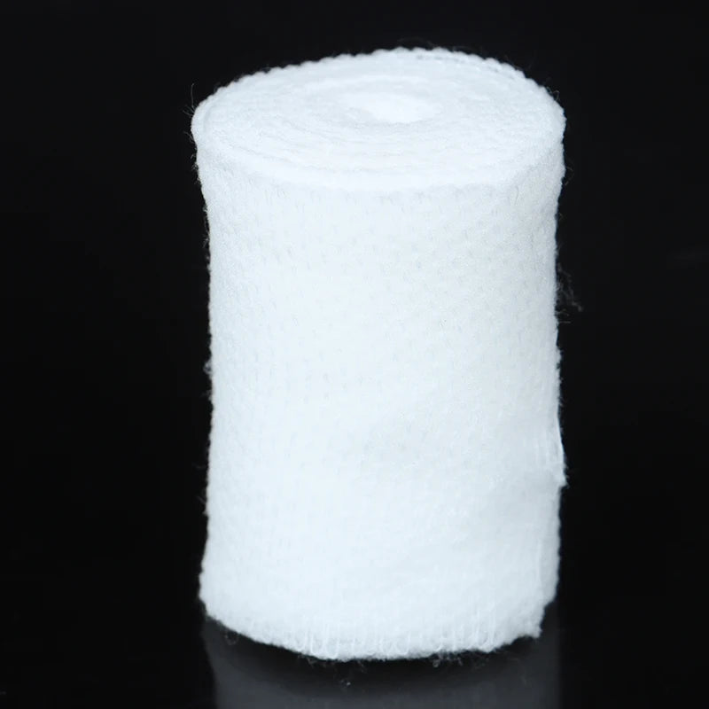 10 rouleaux/lot 5cm x 4.5m PBT pansement élastique trousse de premiers soins rouleau de gaze pansement