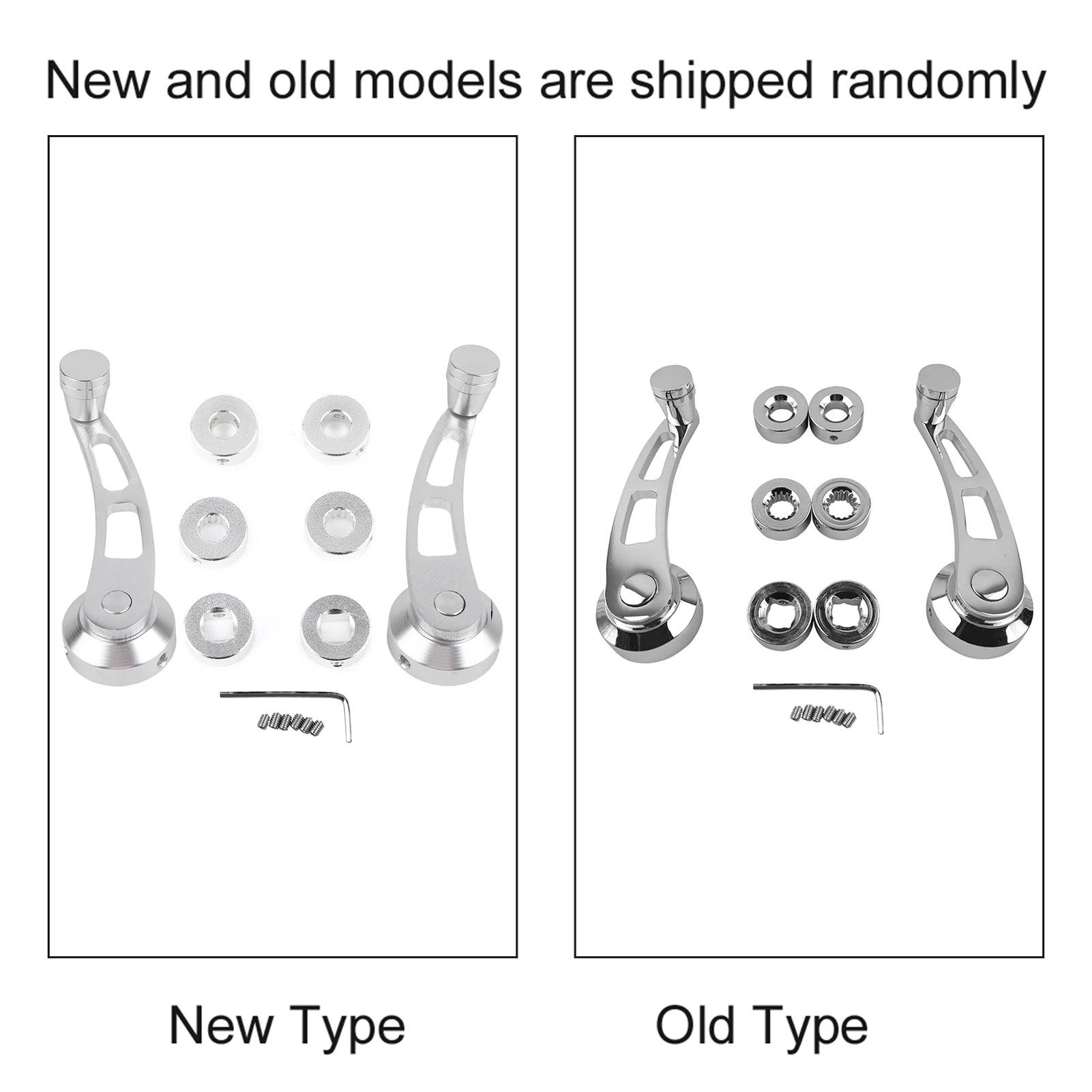 Automatic window crank handle set, car accessory for older windows