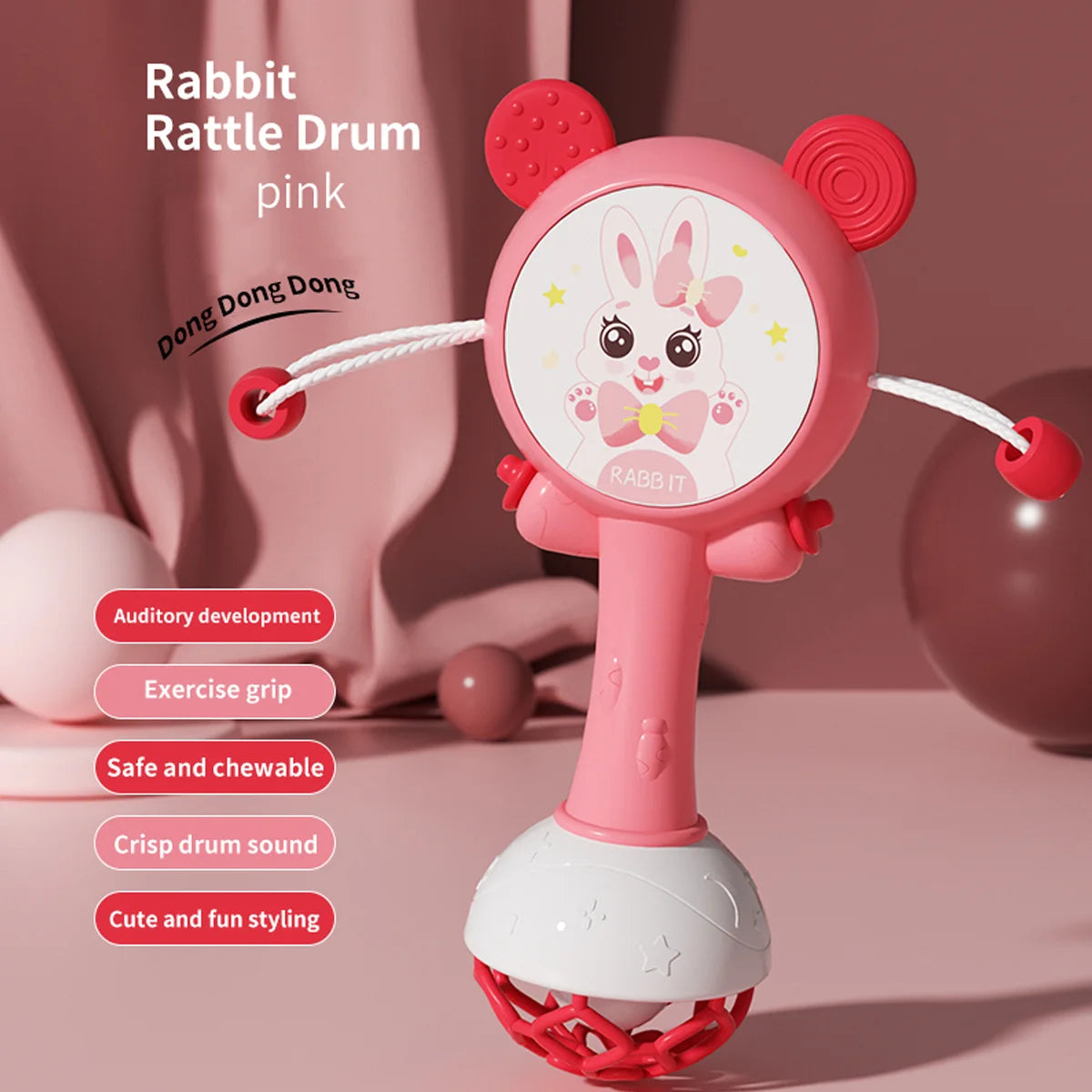 Hochet pour bébé de 0 à 18 mois, jouets, anneau de dentition, cloches à main, Mobile, arrêt de pleurer, déchirement, jouet éducatif précoce, cadeaux pour nouveau-nés