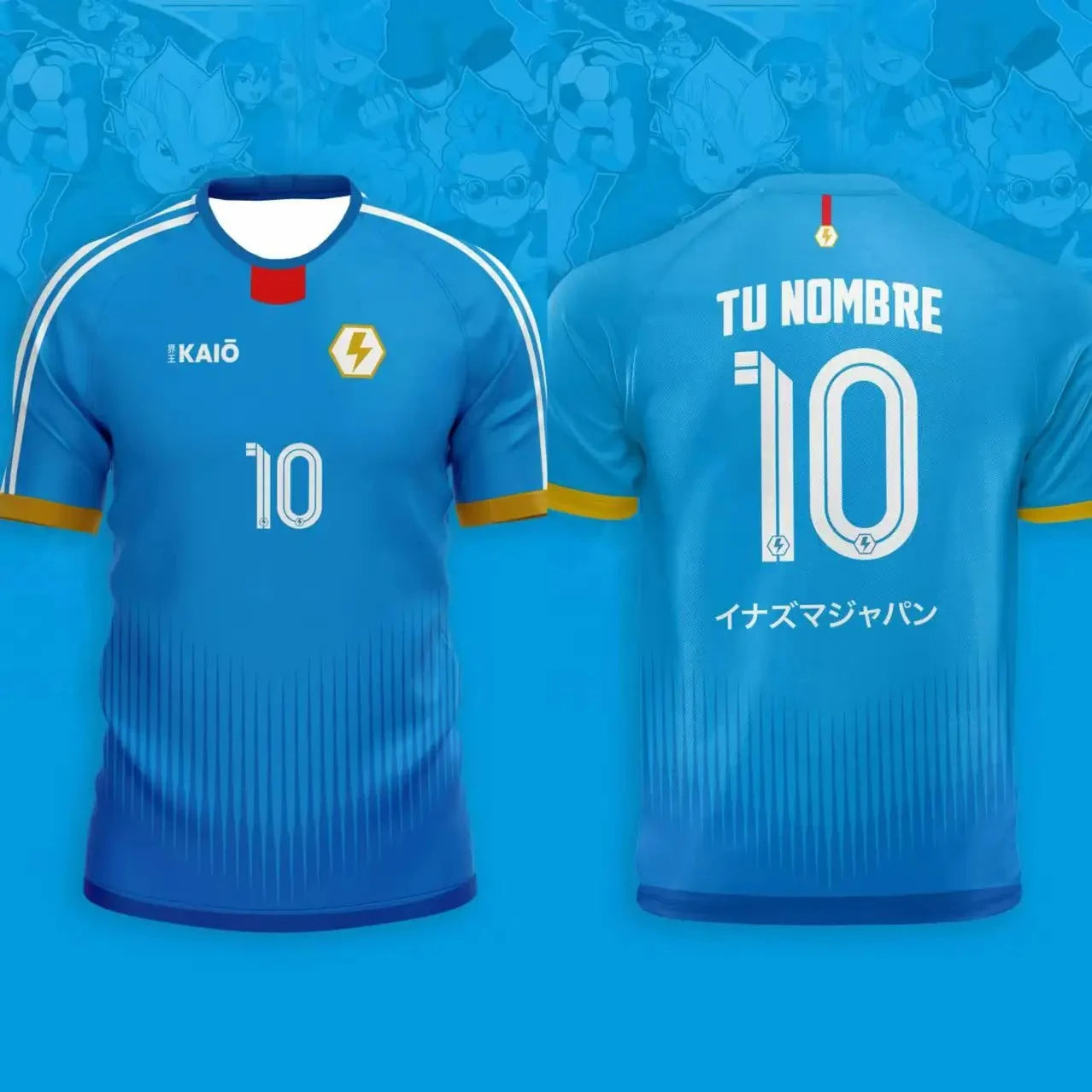 Jersey Anime Football Inama onze Joint impression 3D T-shirt hommes femmes mode surdimensionné à manches courtes hauts t-shirts vêtements de moto