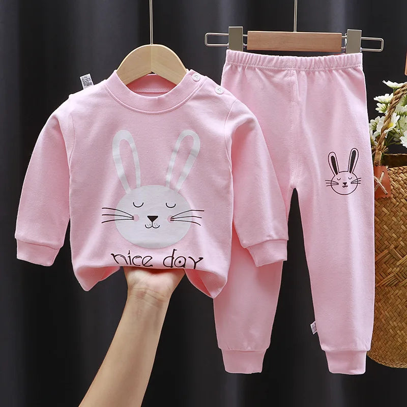 Vêtements pour enfants ensembles pour enfants vêtements pour enfants garçons filles coton automne hiver vêtements pantalons vêtements de nuit sous-vêtements