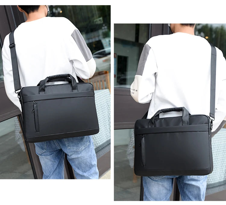 Sac pour ordinateur portable 15,6 pouces pour vêtements de travail quotidiens et sac à main de travail pour hommes et femmes