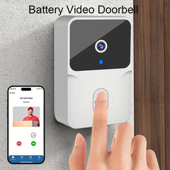 Tuya – Wireless Video Doorbell, WiFi Camera, Night Vision, Smart Home Security, Outdoor HD Doorbell, Two-Way Intercom, Voice Change