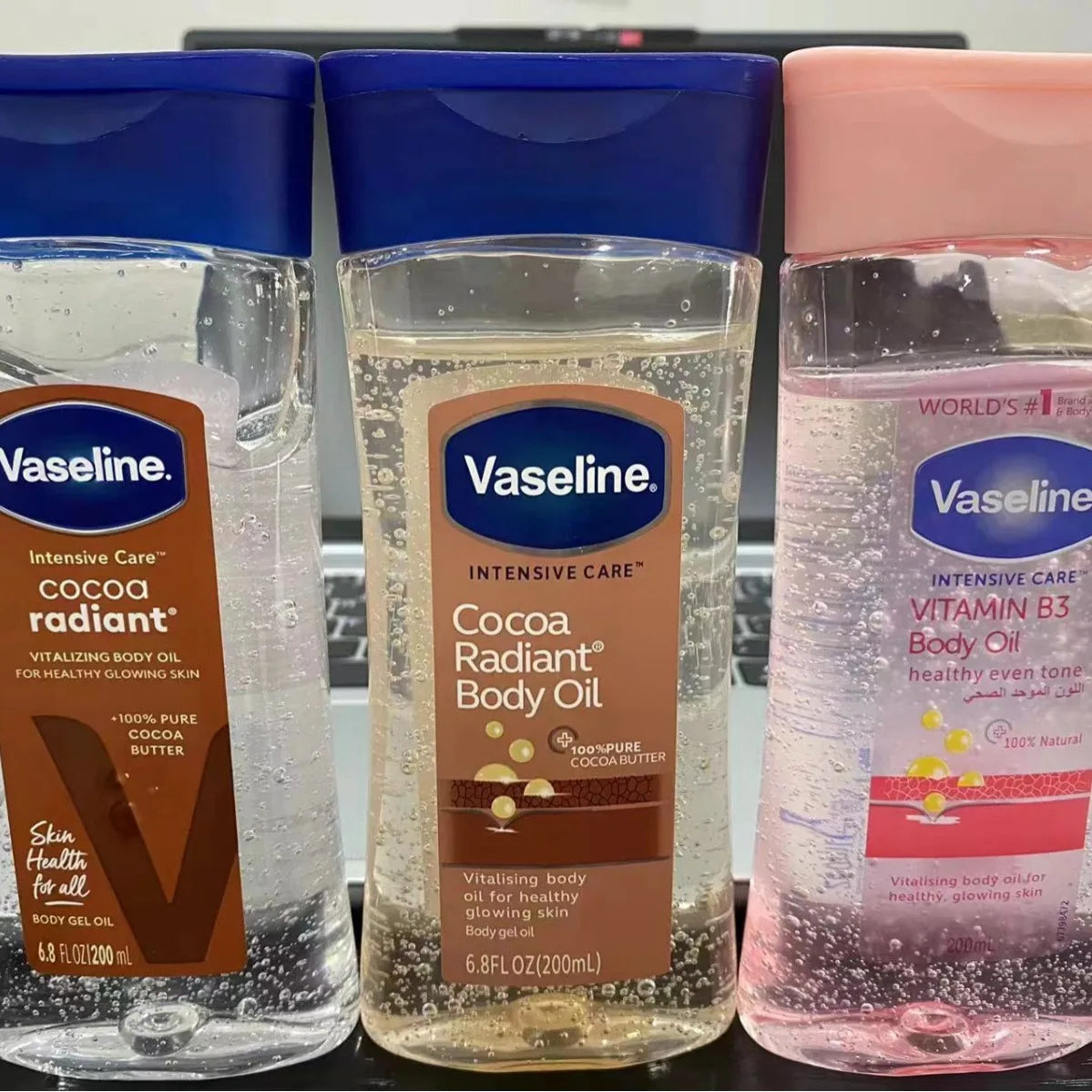 L'huile de soin pour le corps au vaselin illumine le teint améliore la peau terne et sèche nourrit en profondeur et hydrate l'huile de gel pour le corps 200 ml