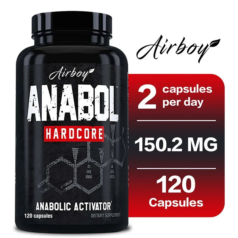 Supplément Anabol Hardcore - Suppléments de renforcement musculaire anabolique qui favorisent la synthèse musculaire et augmente la force