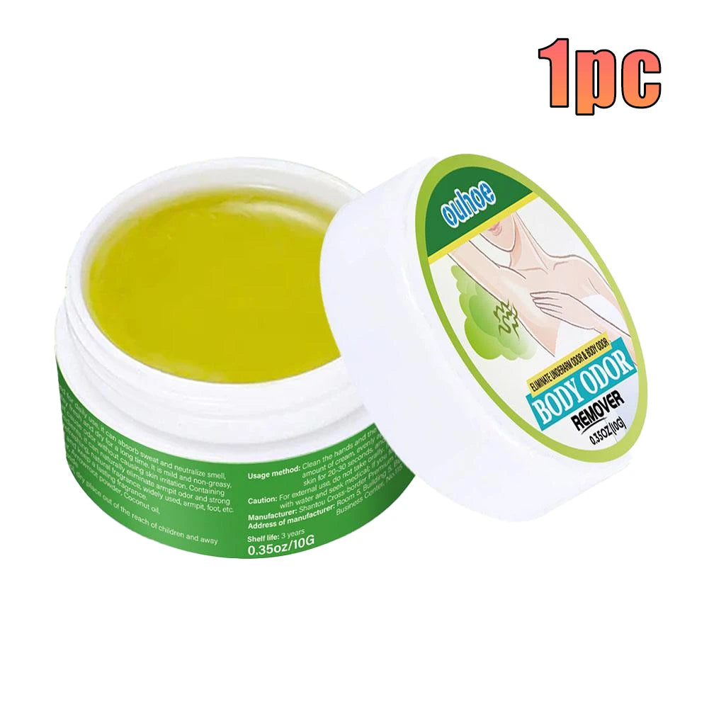 Crème déodorante pour les aisselles, extrait naturel de plante, déodorant d'été, arôme durable, soins de la peau, déodorant pour le corps rafraîchissant, 10g