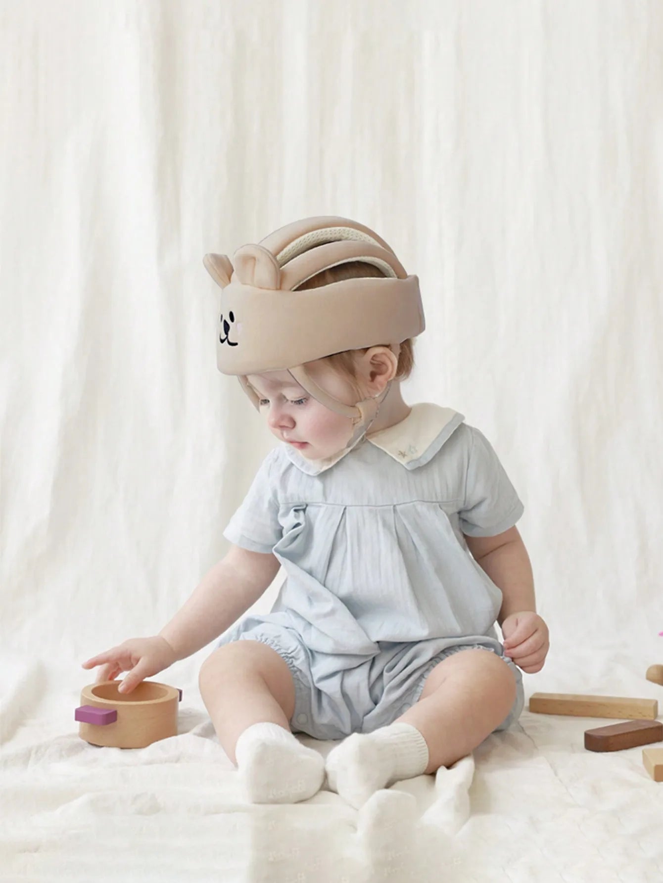 Bébé infantile enfant en bas âge sans bosses casque de sécurité coussin de tête pare-chocs Bonnet bébé protecteur de tête-casque de bébé pour ramper marche course