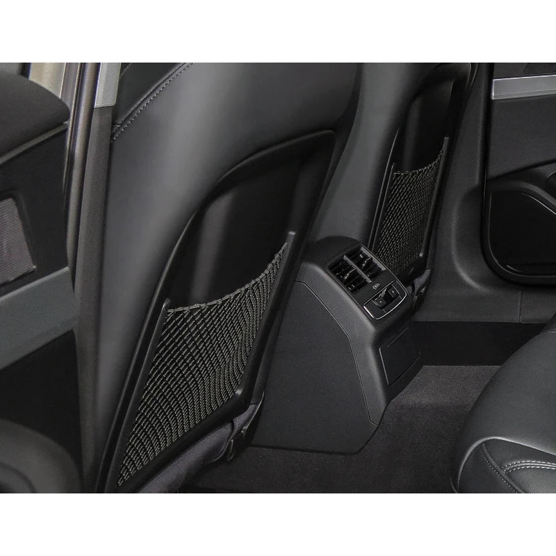 Filet de rangement en maille pour siège arrière, accessoires d'intérieur de voiture pour Audi A4 B8 A5 Q3 A3 A6 C7 Q5 B9 Q7