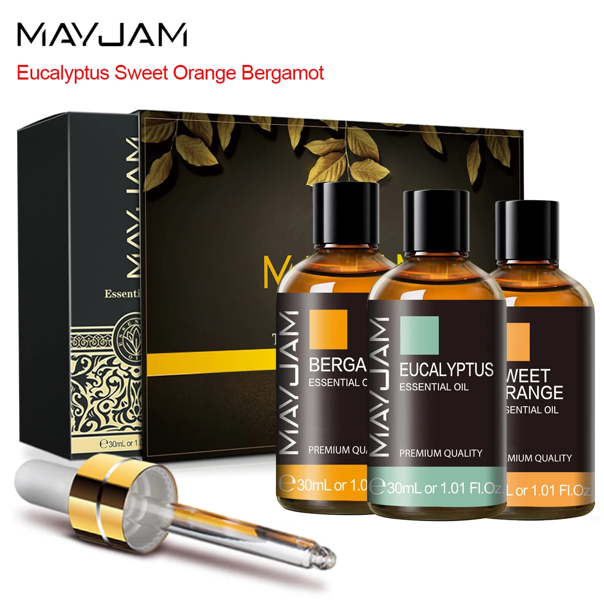 Huiles essentielles pour soins capillaires, diffuseurs domestiques, aromathérapie, Massage et humidificateurs, savons, fabrication de bougies, 3 pièces/ensemble