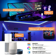 1-30M 5V RGB USB LED Strip Light, DIY, Color Changing, Flexible Strip, Diode, LED Light for Room Decoration, Lighting