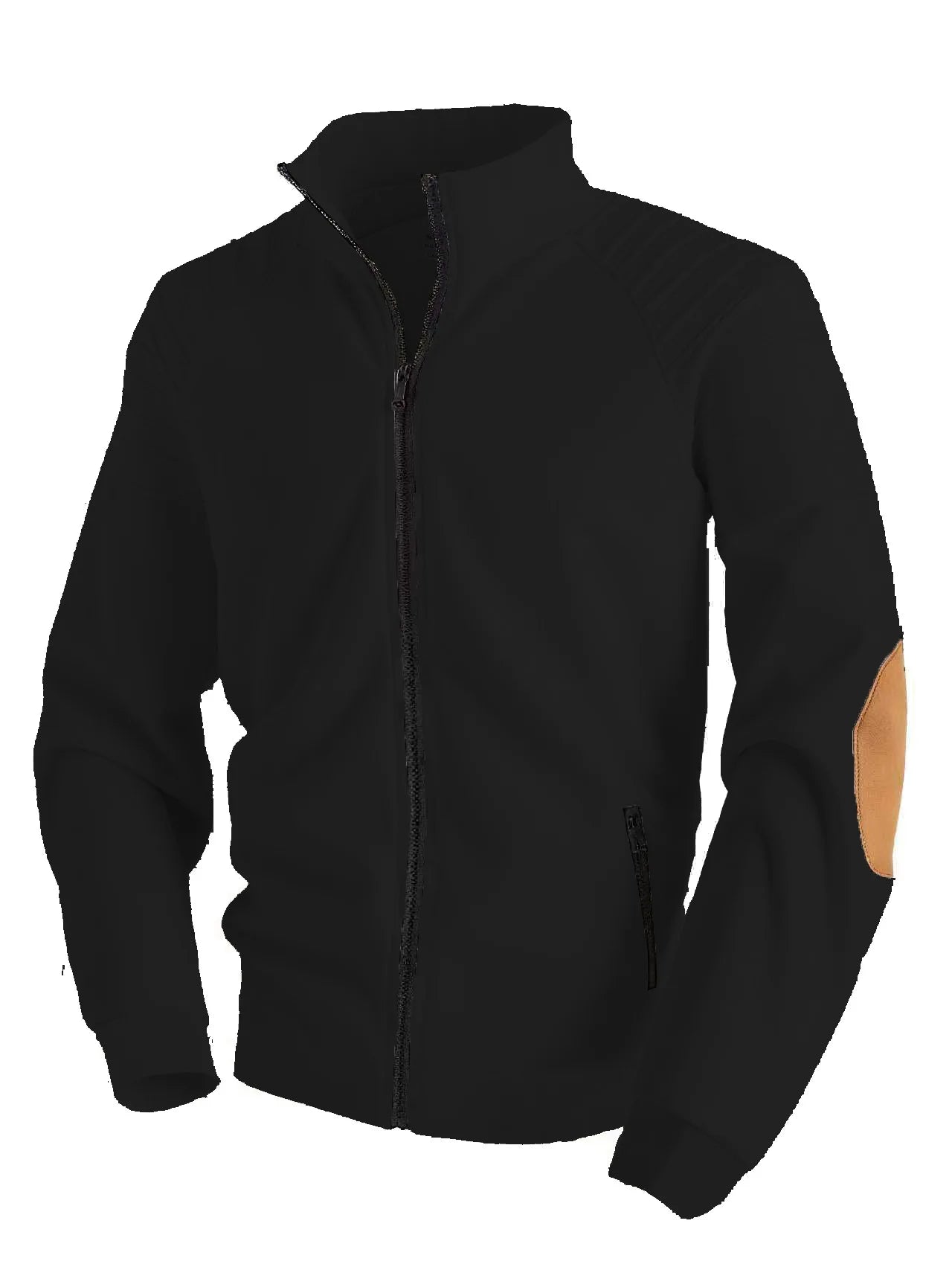 Nouvelle veste pour hommes à la mode – manteau décontracté à manches longues de couleur pure avec manches plissées, adapté aux saisons de printemps et d'automne.
