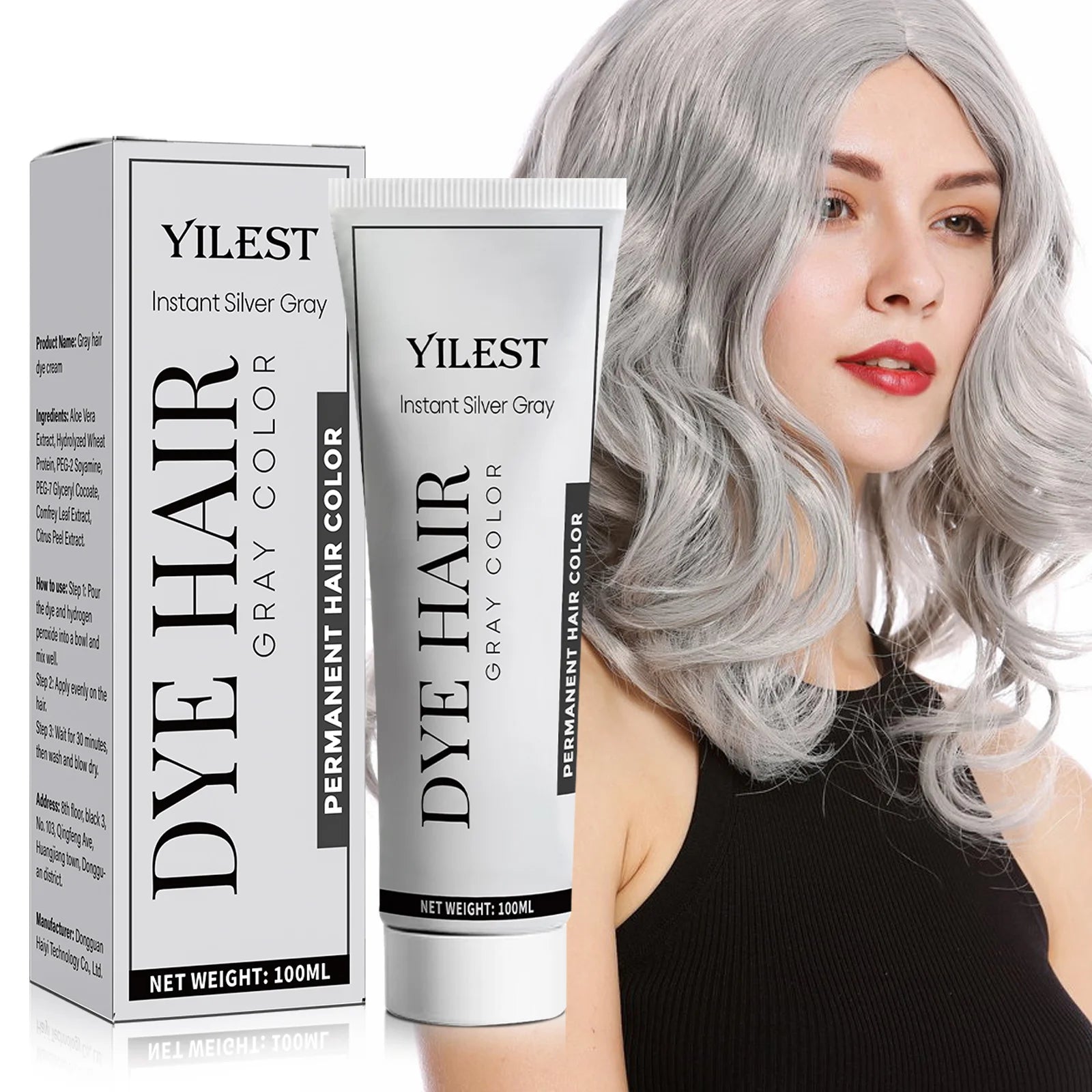 Masque capillaire qui élimine les tons jaunes et nourrit en profondeur les cheveux, améliore la brillance des cheveux et restaure la couleur des cheveux.