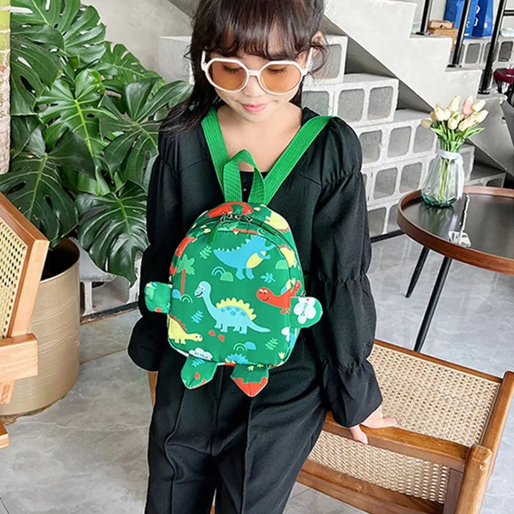 Sac à dos en nylon de dinosaure de dessin animé animal de maternelle, cartable pour enfants, petits sacs Kawaii d'école pour garçons et filles