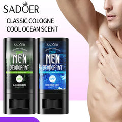 SADOER crème désodorisante Anti-transpiration pour hommes bâton séchage rapide retenir parfum rafraîchissant corps poignet odeur Anti-transpiration crèmes