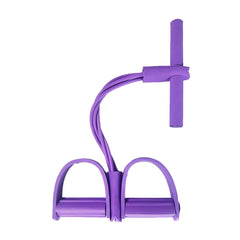 Tendeur de pédale à quatre tubes, équipement de Fitness domestique multifonctionnel, Yoga, renforcement Abdominal, bande élastique, corde de Tension