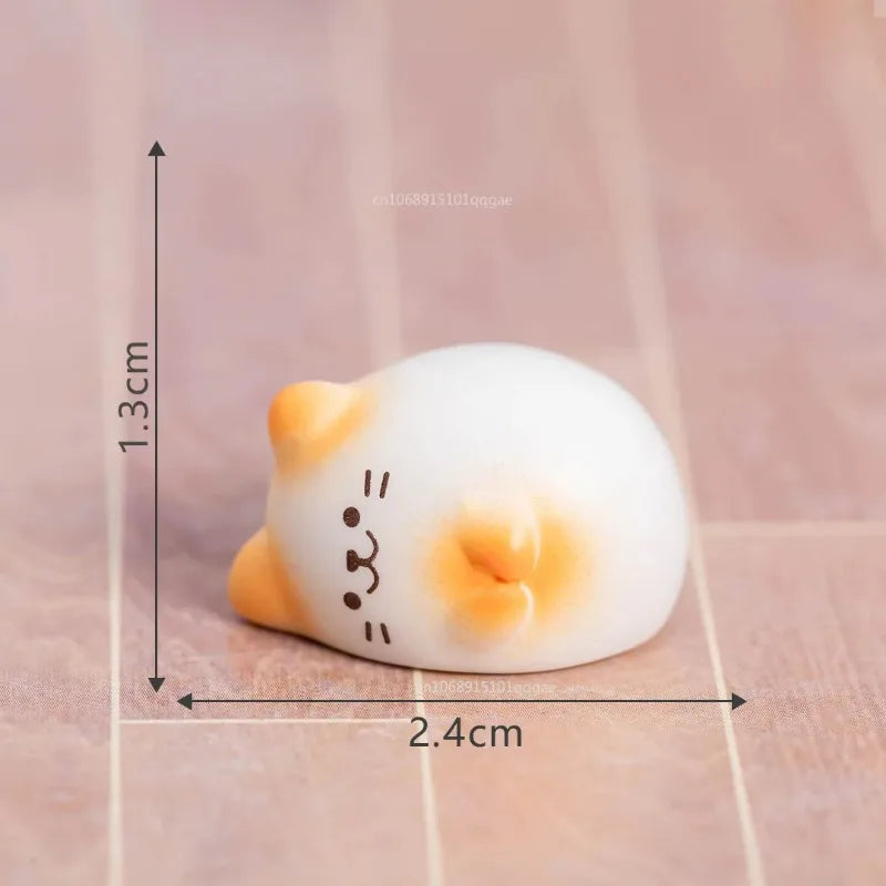 Nouveau modèle de chat de richesse de dessin animé mignon créatif, décoration de bureau, Figurine animale, ornements de chat, accessoires de décoration