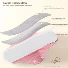 Couche-culotte réutilisable en coton pour adulte, culotte lavable, doublures de culotte, coussin d'hygiène féminine, période pour personnes âgées, prévient les fuites d'urine